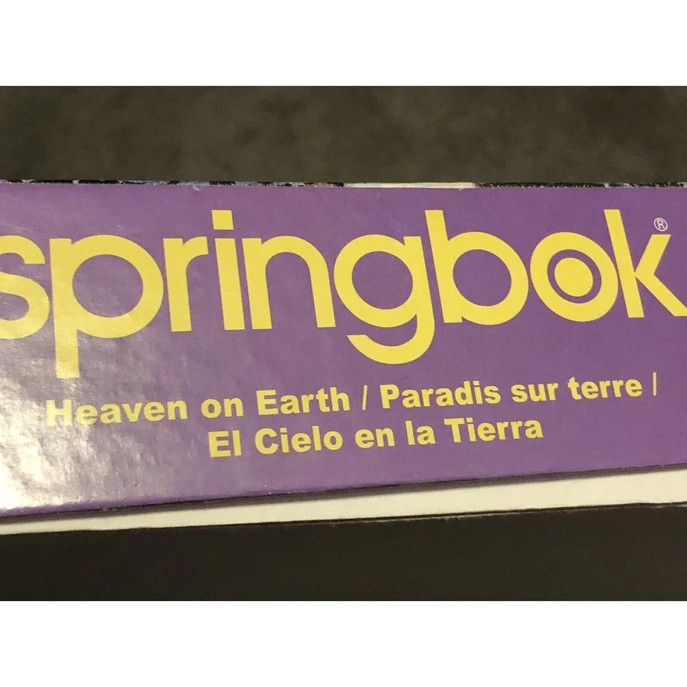 Springbok Puzzle - NEW - Heaven On Earth -  Snow - Town- 1000 pieces - Complete